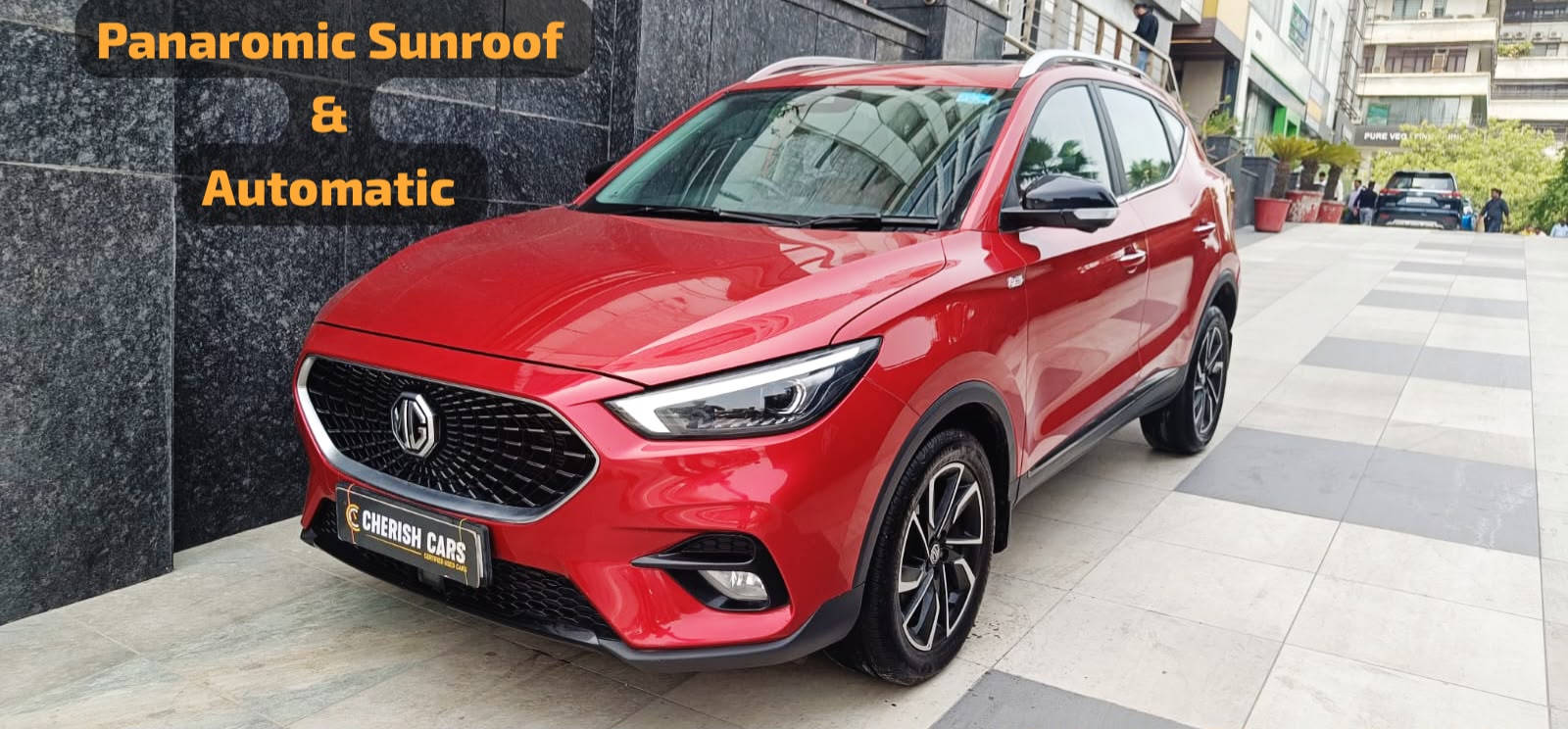 MG  ASTOR- SAVVY 1.3 TURBO AT RED - AUTOMATIC - PANAROMIC SUNROOF - 2023